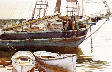 スクーナー船 キャサリン・サムズビル メイン州 ジョン・シンガー・サージェント Oil Paintings